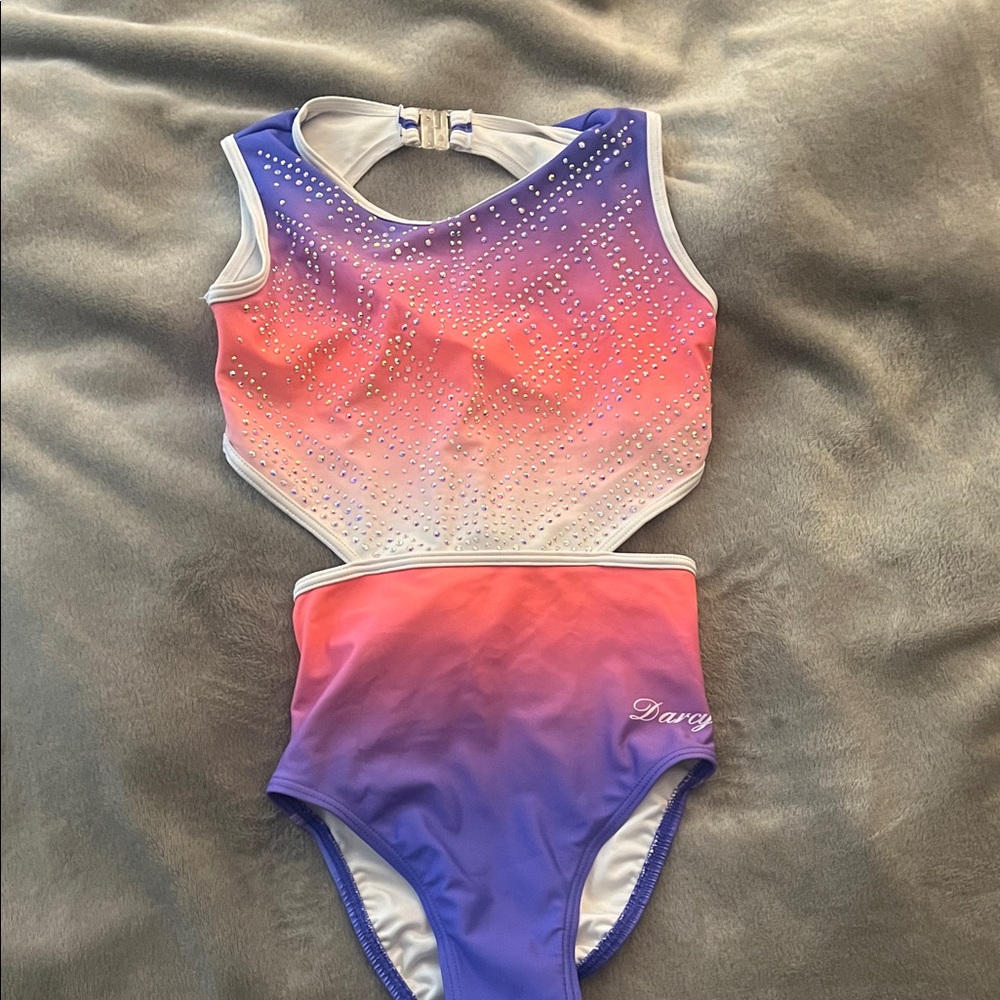 Girls beautiful Darcy leotard size AXS